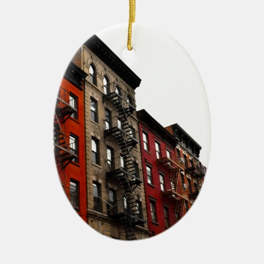 New York City Keramisch Ornament (Voorkant)