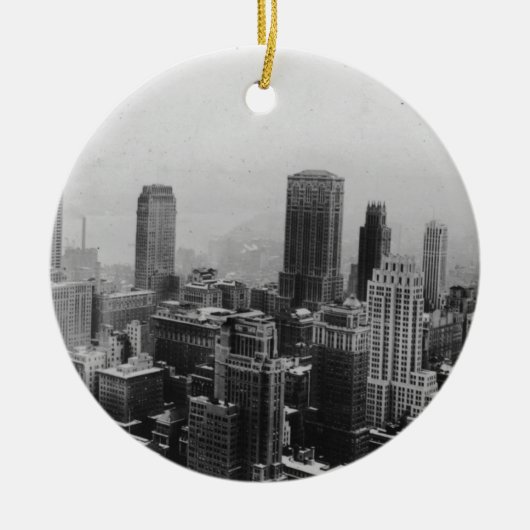 New York City Keramisch Ornament (Voorkant)