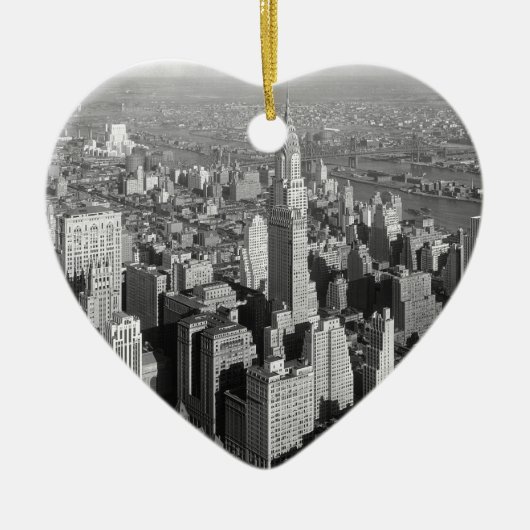  New York City Keramisch Ornament (Voorkant)