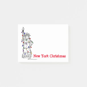 New York City Kerstbeeld van Liberty NYC Post-it® Notes