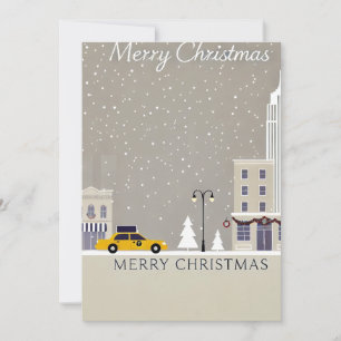 New York City Kerstmis   Iconische standbeeld Big  Kaart