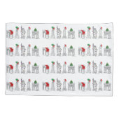 New York City Kerstmis NYC Holiday Architecture Kussensloop (Achterkant)