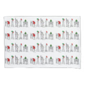 New York City Kerstmis NYC Holiday Architecture Kussensloop (Voorkant)