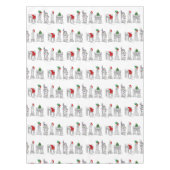 New York City Kerstmis NYC Holiday Landmarks Tafelkleed (Voorkant)