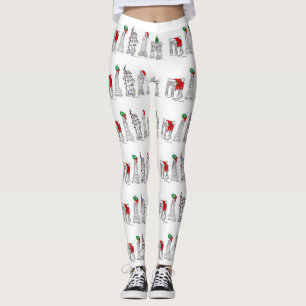New York City Kerstmis NYC Landmarks Holiday Leggings