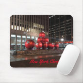 New York City Kerstmis NYC Vakantiedagen Muismat (Met muis)