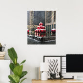 New York City Kerstmis Rockefeller Center NYC Poster (Thuiskantoor)
