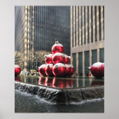 New York City Kerstmis Rockefeller Center NYC Poster (Voorkant)
