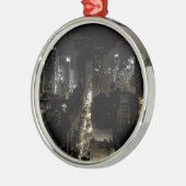 New York City Kerstornamenten Metalen Ornament (Links)