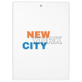 New York City-klembord Klembord (Achterkant)