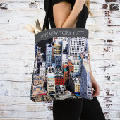 New York City kleurrijke moderne decoratie Tote Bag