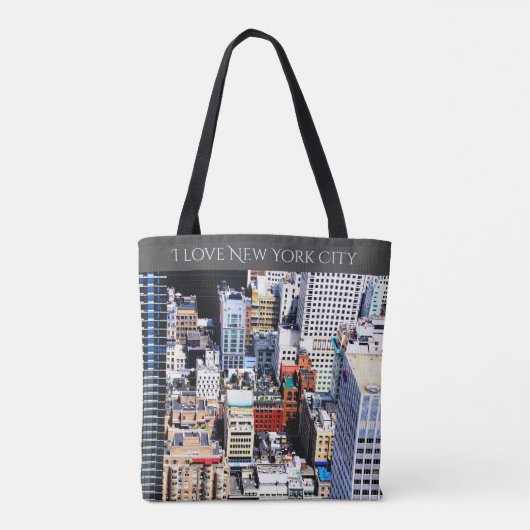 New York City kleurrijke moderne decoratie Tote Bag (Achterkant)