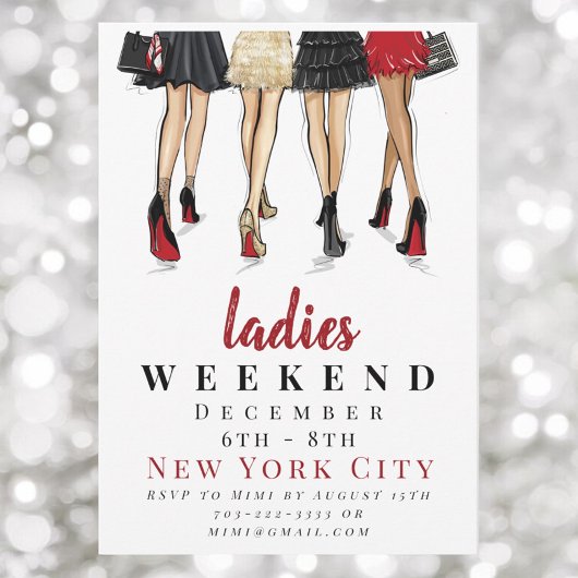 New York City Ladies Weekend Mode Getaway Kaart