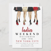 New York City Ladies Weekend Mode Getaway Kaart (Voorkant)