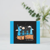 New York City Landmark Briefkaart (Staand voorkant)