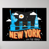 New York City Landmark Poster (Voorkant)