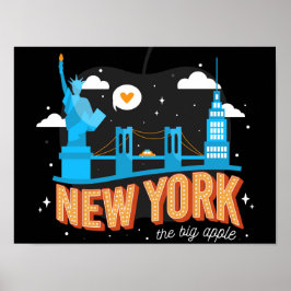 New York City Landmark Poster