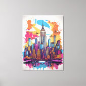 New York City Landschap Canvas Afdruk (Voorkant)