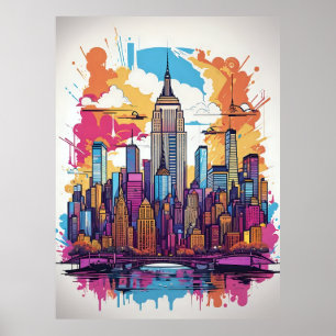 New York City Landschap Poster