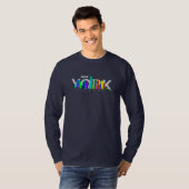 New York City | Lange hoes van Mannen T-shirt (Voorkant volledig)