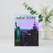 New York City Liberty of Statue Briefkaart (Staand voorkant)