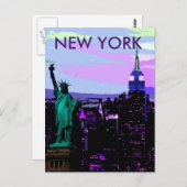New York City Liberty of Statue Briefkaart (Voorkant / Achterkant)