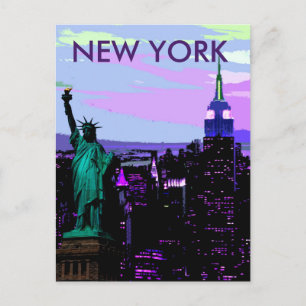 New York City Liberty of Statue  Briefkaart