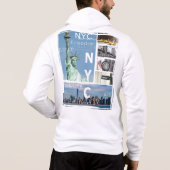 New York City Liberty Statue Ny Nyc Manhattan Hoodie (Achterkant)