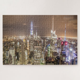 New York City Lichten Jigzaag Puzzle Legpuzzel