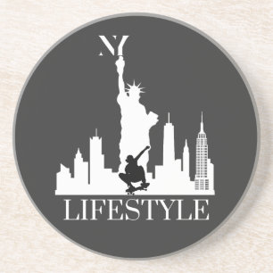 NEW YORK CITY LIFESTYLE ZANDSTEEN ONDERZETTER
