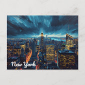 New York City Lights Briefkaart (Voorkant)