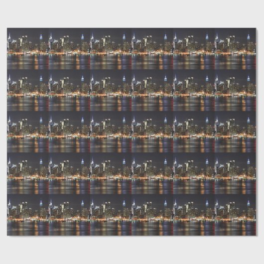 New York City Lights Cadeaupapier (Vlak)