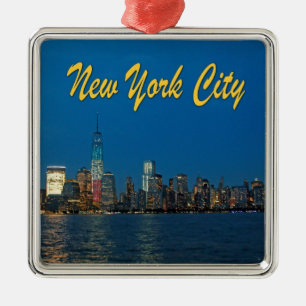 New York City Lights Metalen Ornament