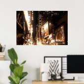 new york city lights poster (Thuiskantoor)