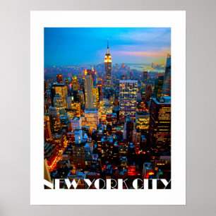 New York City Lights Poster