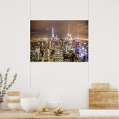 New York City Lights Poster (Keuken)