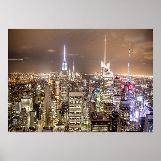 New York City Lights Poster (Voorkant)