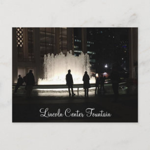 New York City Lincoln Center Couples die kijken Briefkaart