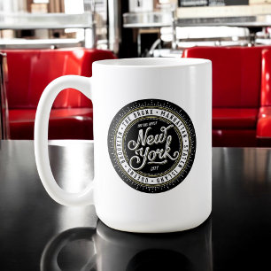 New York City Logo met Boroughs Koffiemok