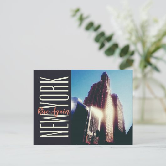 New York City-Lower Manhattan Briefkaart (Staand voorkant)