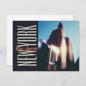 New York City-Lower Manhattan Briefkaart (Voorkant / Achterkant)