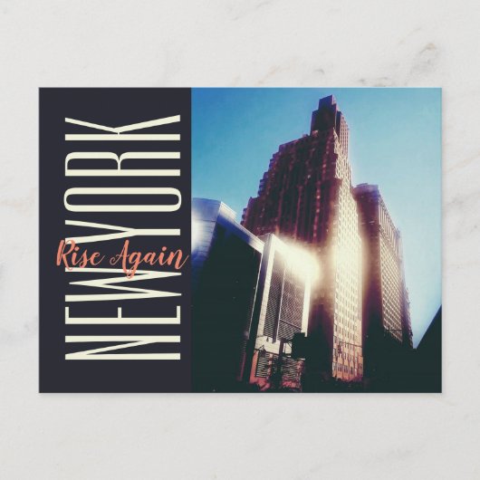 New York City-Lower Manhattan Briefkaart (Voorkant)