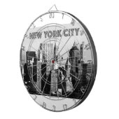 New York City Lower-Manhattan Pro Foto Dartbord (Voorkant Rechts)