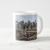 New York City Lower Manhattan Skyline Grote Koffiekop (Voorkant rechts)