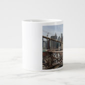 New York City Lower Manhattan Skyline Grote Koffiekop (Voorkant)
