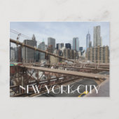 New York City Lower Manhattan Skyline Travel Briefkaart (Voorkant)
