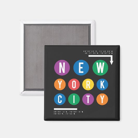New York City Magneet (Voorkant / Achterkant)