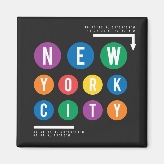 New York City Magneet (Voorkant)