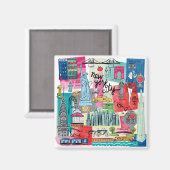 New York City Magneet (Voorkant / Achterkant)