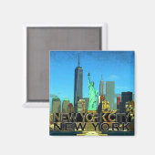 New York City Magneet (Voorkant / Achterkant)